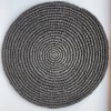 Knitted Handmade Placemat - grey